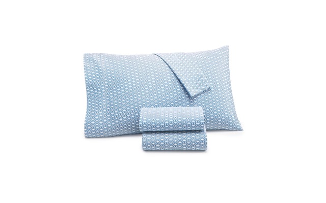  Damask Designs Diamond Geo Cotton 550-Thread Count 2-Pc.