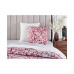  Damask Designs Garden Manor Cotton 300-Thread Count 3-Pc. Full/Queen Duvet Cover Set, Red