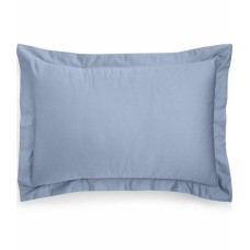 Charter Club Damask Pima Cotton 550-thread Horizon Standard Sham Pillow, Light blue, 20″ x 28″
