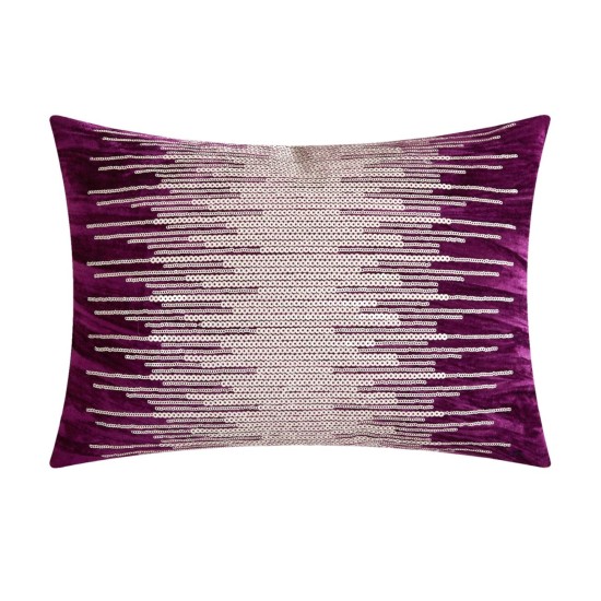 Chic Home Westmont 4-Piece King Comforter Set, Purple
