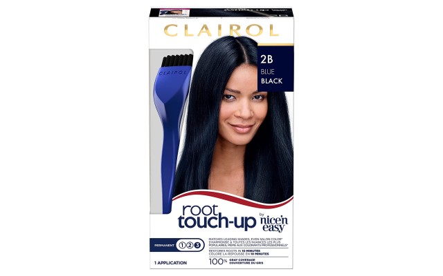  Root Touch-Up by Nice’n Easy Permanent Hair Dye, 2B Blue Black Hair Color