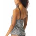  Core Printed Underwire Tankini Top, 38C, Multicolor