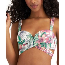 Coco Reef Printed Convertible Underwire Bikini Top, Ivory, 36/38DD