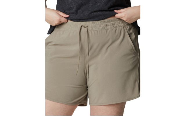  Women’s Plus Size Bogata Bay Stretch Shorts, Rustcopper, 1X x 6L
