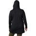  Women’s Plus Size Chill River Hooded Tunic, Black, 1X