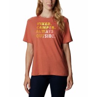 Columbia Women’s Plus Size Graphic-Print T-Shirt, Brown, 1X