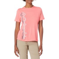 Columbia Women’s Plus Size Graphic-Print T-Shirt, Pink, 1X