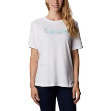Columbia Women’s Plus Size Graphic-Print T-Shirt, White, 3X