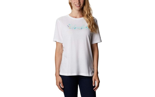  Women’s Plus Size Graphic-Print T-Shirt, White, 3X