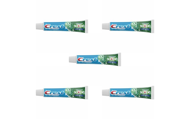  Complete Whitening + Scope Mint Outlast 7.3 Oz Toothpaste Wholesale Bulk Health & Beauty Toothpaste Plate, 5 pack