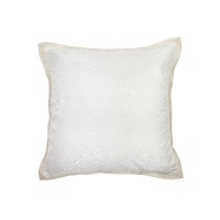 Croscill Astrid European Sham Pillow Bedding, White, 26″ x 26″