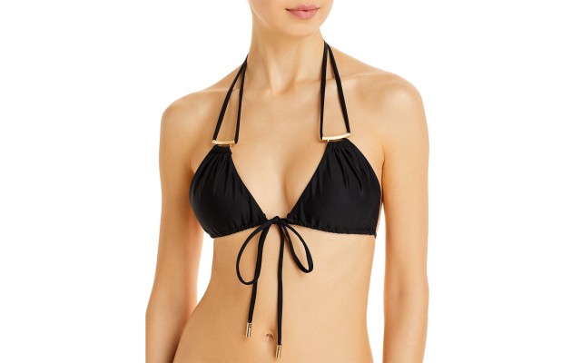  Women’s Liza Bikini Top, Black, Medium