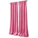  Starry Night Room Darkening Rod Pocket Window Curtain Single Panel, Pink, 40 X 84 inch