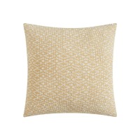 Dearfoams Reverse Chenille Decorative Pillow, Yellow, 20×20