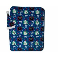 Disney 2-Pc. Travel Blanket & Santa Hat Set, Multi, 70X52