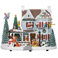 Disney Holiday Decorations – Animated Holiday House With Lights And Music