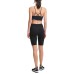  Icon High-Waist Bike Shorts, Small, Black