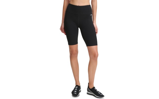  Icon High-Waist Bike Shorts, X-Small, Black