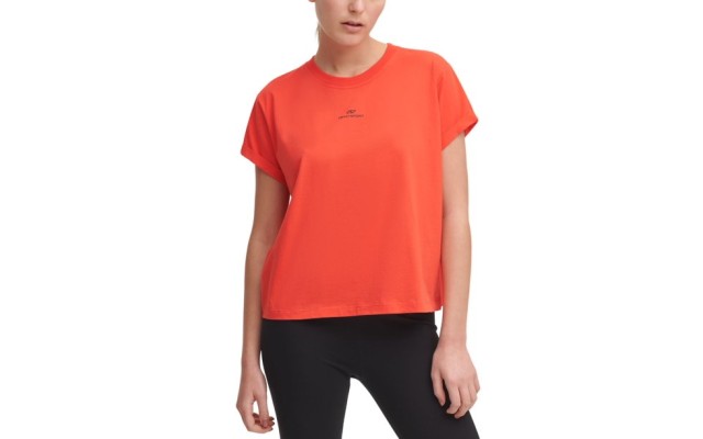  Sport Cotton Logo T-Shirt, X-Large, Hibiscus