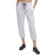  Sport Women’s Cotton Embellished Logo Jogger Pants, White, X-Large