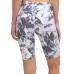  Sport Women’s Printed Bike Shorts, Blue, Small