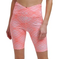 DKNY Sport Women’s Shibori Bike Shorts, Pink, X-Small