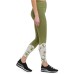  Sport Women’s Tie-Dyed-Hem 7/8 Leggings, Green, Large