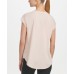  Womens Printed Short Sleeve Jewel Neck T-Shirt, Pink, Medium