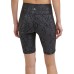  Women’s Snake-Embossed Bike Shorts, Black, Small