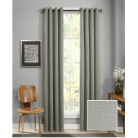 Eclipse Palisade Blackout Grommet Window Curtain, Sage, 52×84