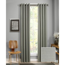 Eclipse Palisade Blackout Grommet Window Curtain, Sage, 52×84
