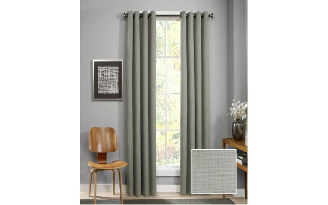  Palisade Blackout Grommet Window Curtain, Sage, 52×84