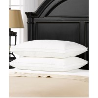 Ella Jayne Overstuffed Plush Medium/Firm Density Gel Filled Side/Back Sleeper Pillow, 20×25, White