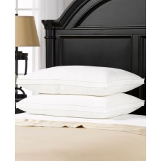 Ella Jayne Overstuffed Plush Medium/Firm Density Gel Filled Side/Back Sleeper Pillow, 20×25, White