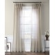 Exclusive Fabrics & Furnishings Sheer 50″ x 96″ Curtain Panel, Beige