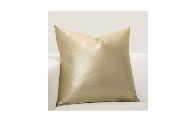 F Scott Fitzgerald Rendezvous Decorative Pillow, 20″ x 20″, Gold