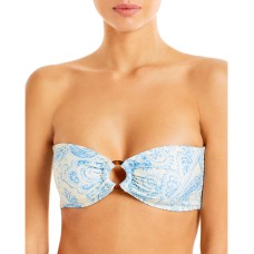 Faithfull the Brand Malady Printed Bandeau Bikini Top,