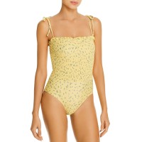 Faithfull The Brand Women’s Anja One Piece, Yellow, Large