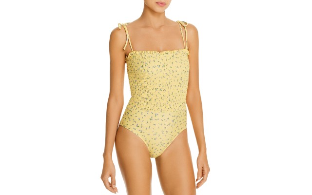  The Brand Women’s Anja One Piece, Yellow, Large
