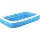 Giant Inflatable Kiddie Pool – Family and Kids Inflatable Rectangular Pool – 10 Feet Long (120″ X 72″ X 20″)