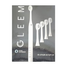 Gleem Battery Operated Power Toothbrush + 4 Replacement Heads