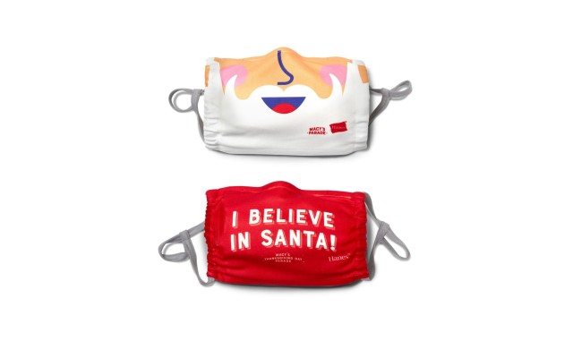  Adult Santa Pack I Believe Mask, 2 Pack