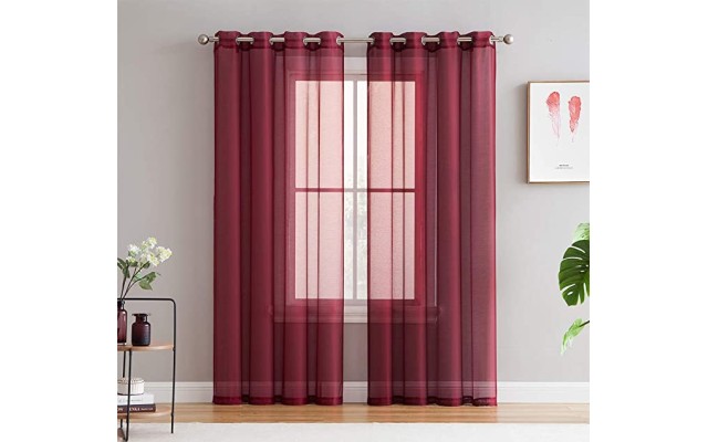  Lumino By  Perth Semi Sh, Red, 54x84