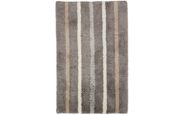  22×36 Contrast Stripe Rug Bedding, Beige,