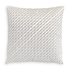 Hudson Park Collection Quartzite Decorative Pillow, Cream, 16 x 16
