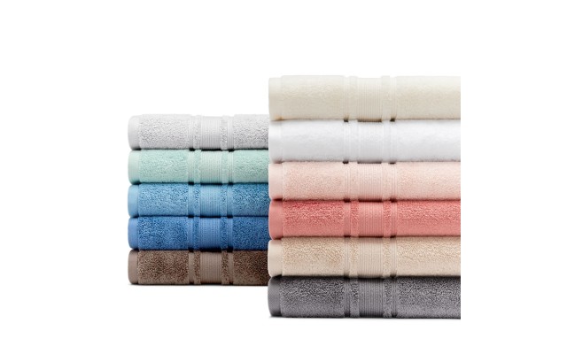  Collection Supima Bath Towel, White