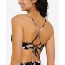  Juniors’ Flourishing Floral Twisted Bikini Top,