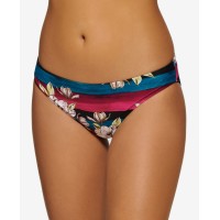 Hula Honey Juniors' Sweet Bloom Hipster Bikini Bottoms, MULTI/COLOR, Medium