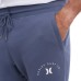  Men’s Fleece Jogger, Blue, Medium