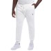  Men’s Fleece Jogger, White, Large